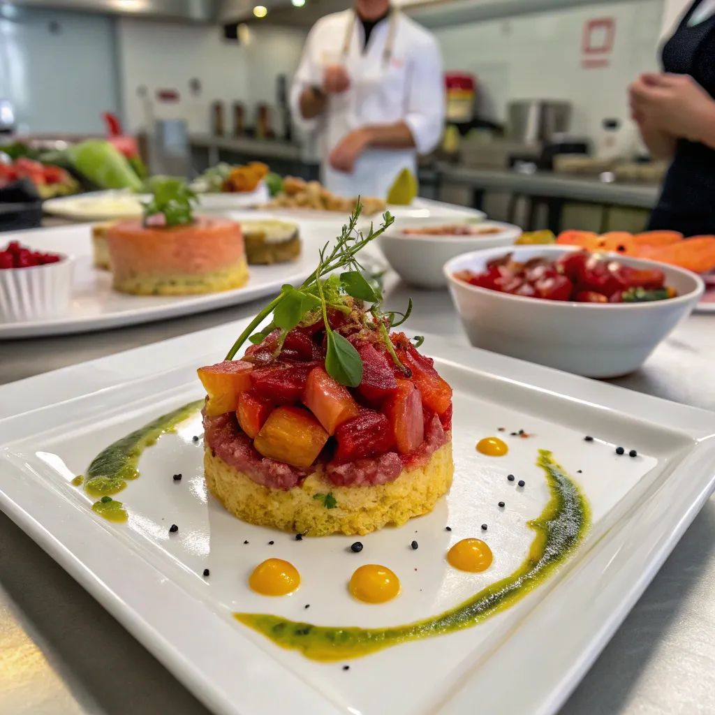 A delicious dish prepared in the workshop
